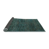 Ahgly Company Indoor Rectangle Резюме светлосини килими за модерна зона, 8 '10'